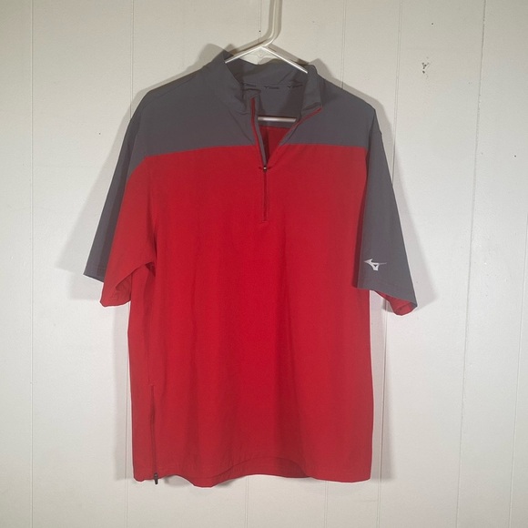 Men’s Mizuno Pullover batting‎ shirt quarter zip men’s size medium - Picture 2 of 11